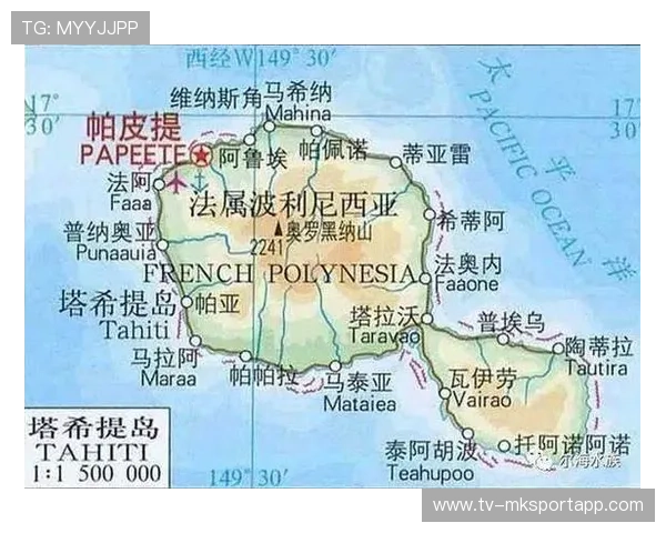 塔希提岛：冲浪赛事承办地，南太平洋的呼唤，塔希提岛地理位置